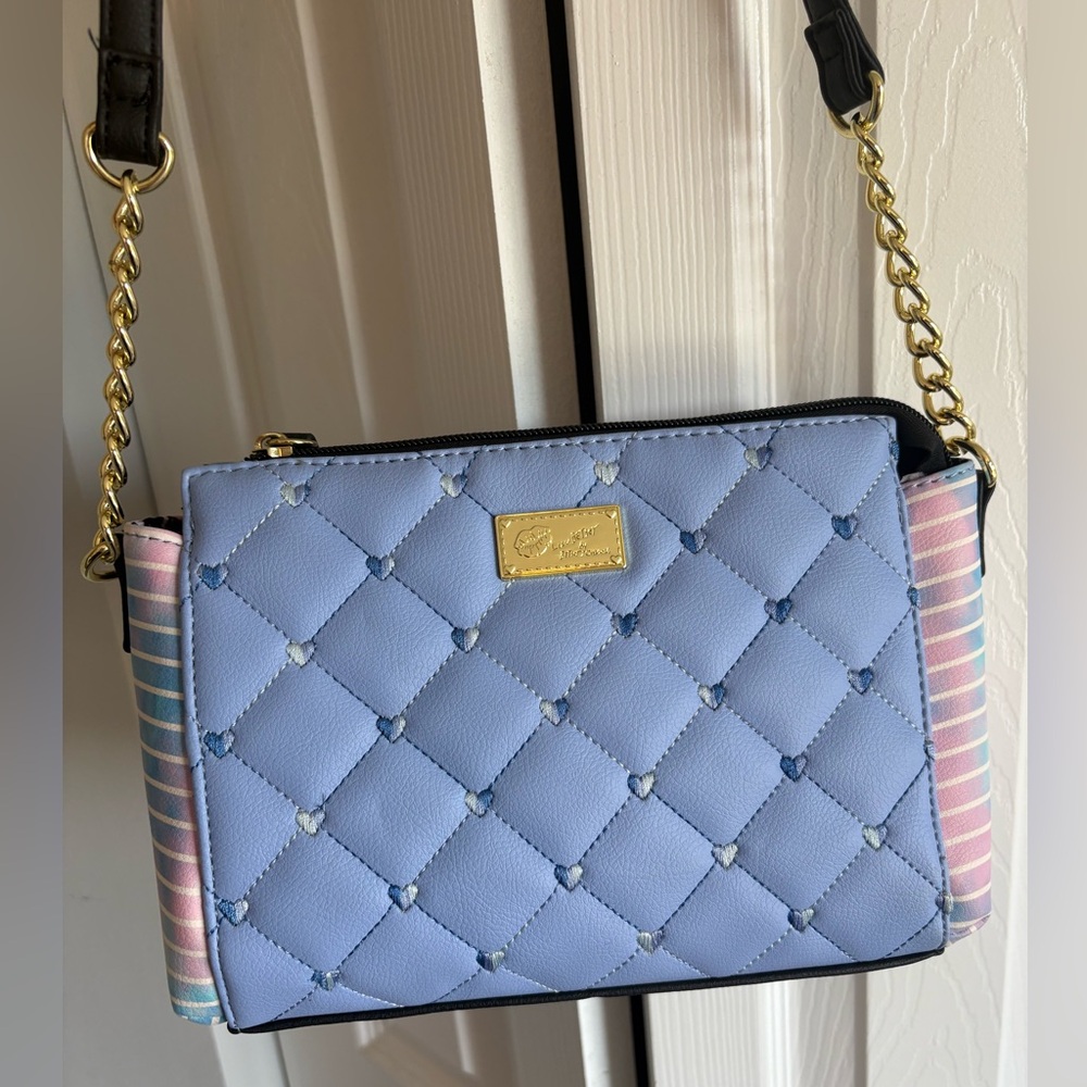 Betsey Johnson Blue Quilted Women's crossbody bag